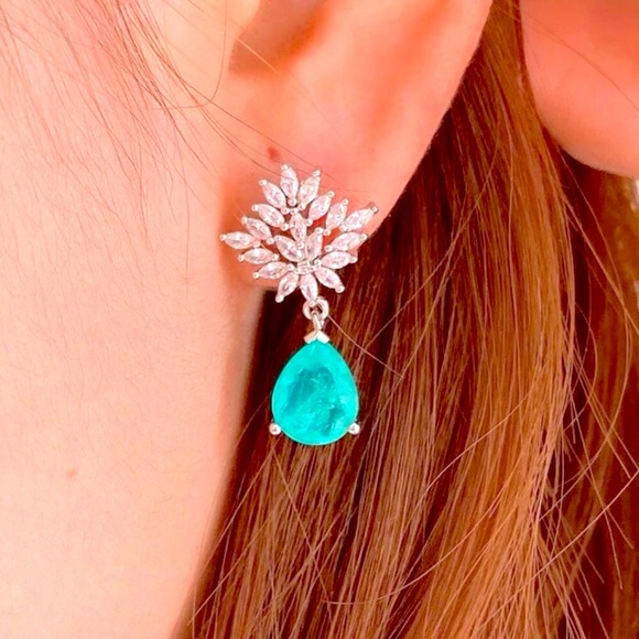 ✨✨Paraiba Tourmaline Crown Set✨✨ - Picture 4 of 5